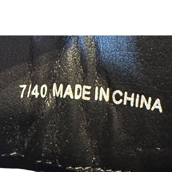 Topshop Kara Lace-Up Combat Boots Croc Embossed Beige Lug Sole Women’s 9.5 / 40 - Picture 11 of 15